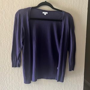 Blue cropped sweater